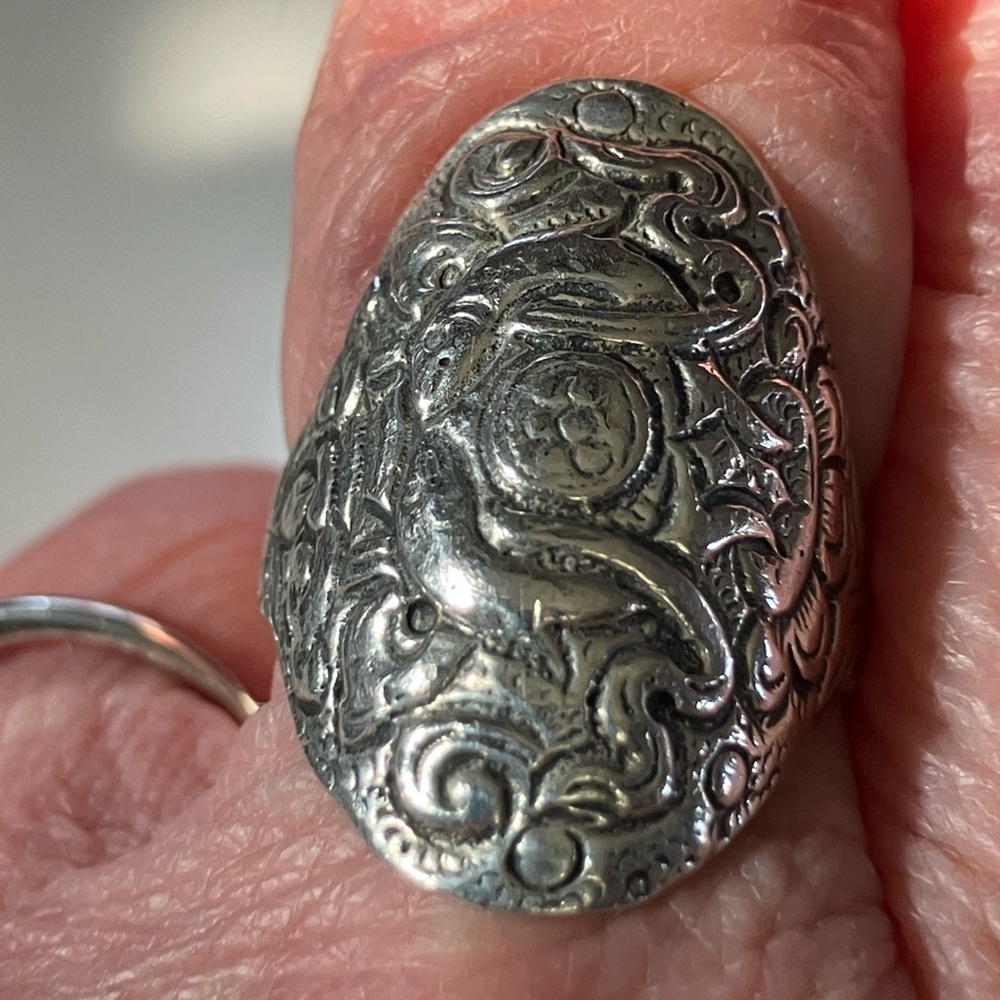 Intricately Designed Sterling Silver Ring - image 1